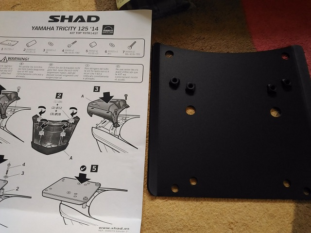 楽天市場】SHAD(シャッド) トップマスターフィッティングキット トリシティ125(14-22) Y0TR14ST トリシティ125[14-22]\n ※トリシティ155 ABS[17-]への取り付け可否は未確認。(パーツダイレクト楽天市場店) | みんなのレビュー・口コミ