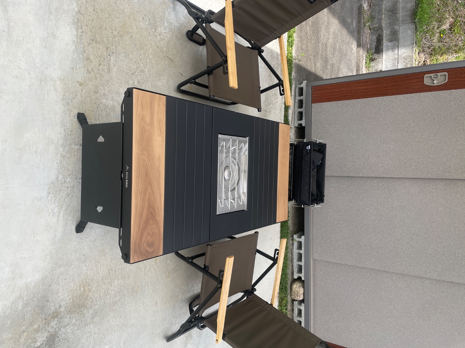 楽天市場】ウッドパネルテーブル120 WOOD PANEL TABLE120