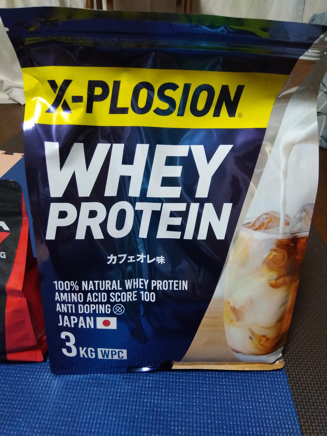 楽天市場】プロテイン WPC エクスプロージョン 3kg カフェオレ味