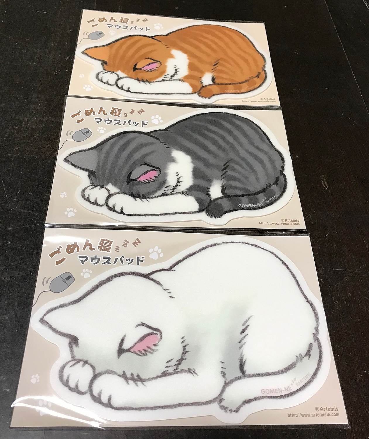 アーティミス マウスパッド ごめん寝 白猫 GN-MOP(ロコネコ) みんなのレビュー·口コミ
