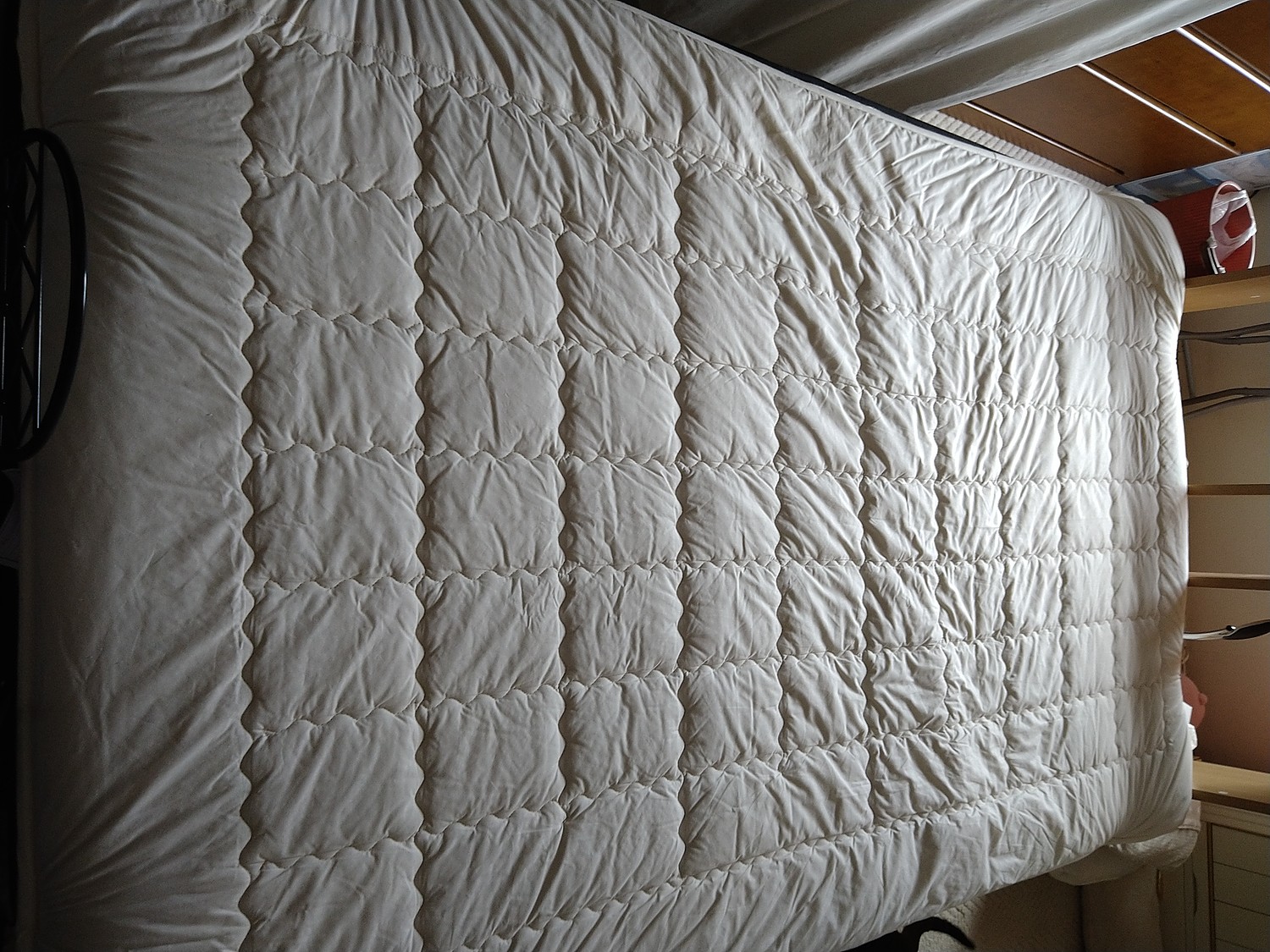 期間限定特別価格-03BASIC •洗えるベッドパッド コットン100％ セミ