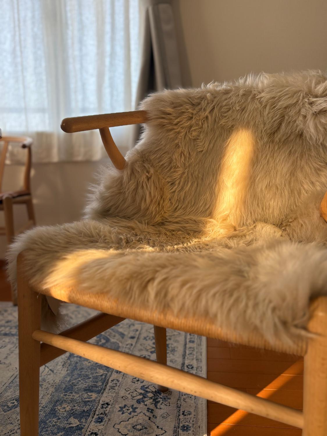 楽天市場】【期間限定ポイント10倍】1匹物 約60×90cm ムートンラグ