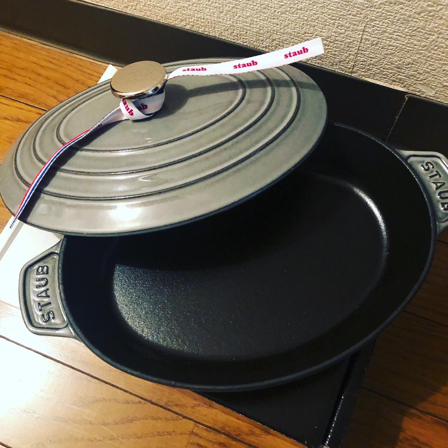 楽天市場】【公式】 STAUB オーバル ホットプレート グレー