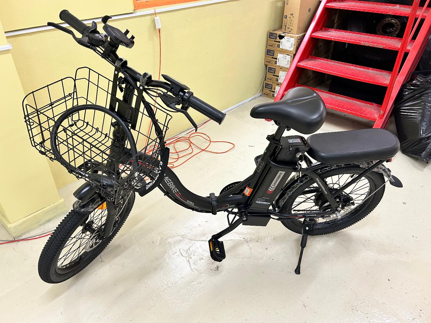 楽天市場】SAMEBIKE 【カゴとスマホスタンド付き】ファットバイク 電動