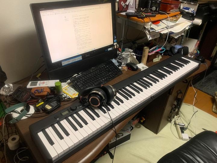 最終値下げ 5/10日以降値上げ電子ピアノ 88鍵盤 ニコマク NikoMaku Amazon | ニコマク NikoMaku 電子ピアノ 88鍵盤 折り畳み式 SWAN