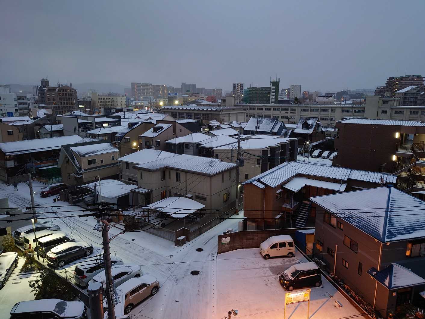 本日の福岡は雪景色 幻夢の孤独な日記 楽天ブログ