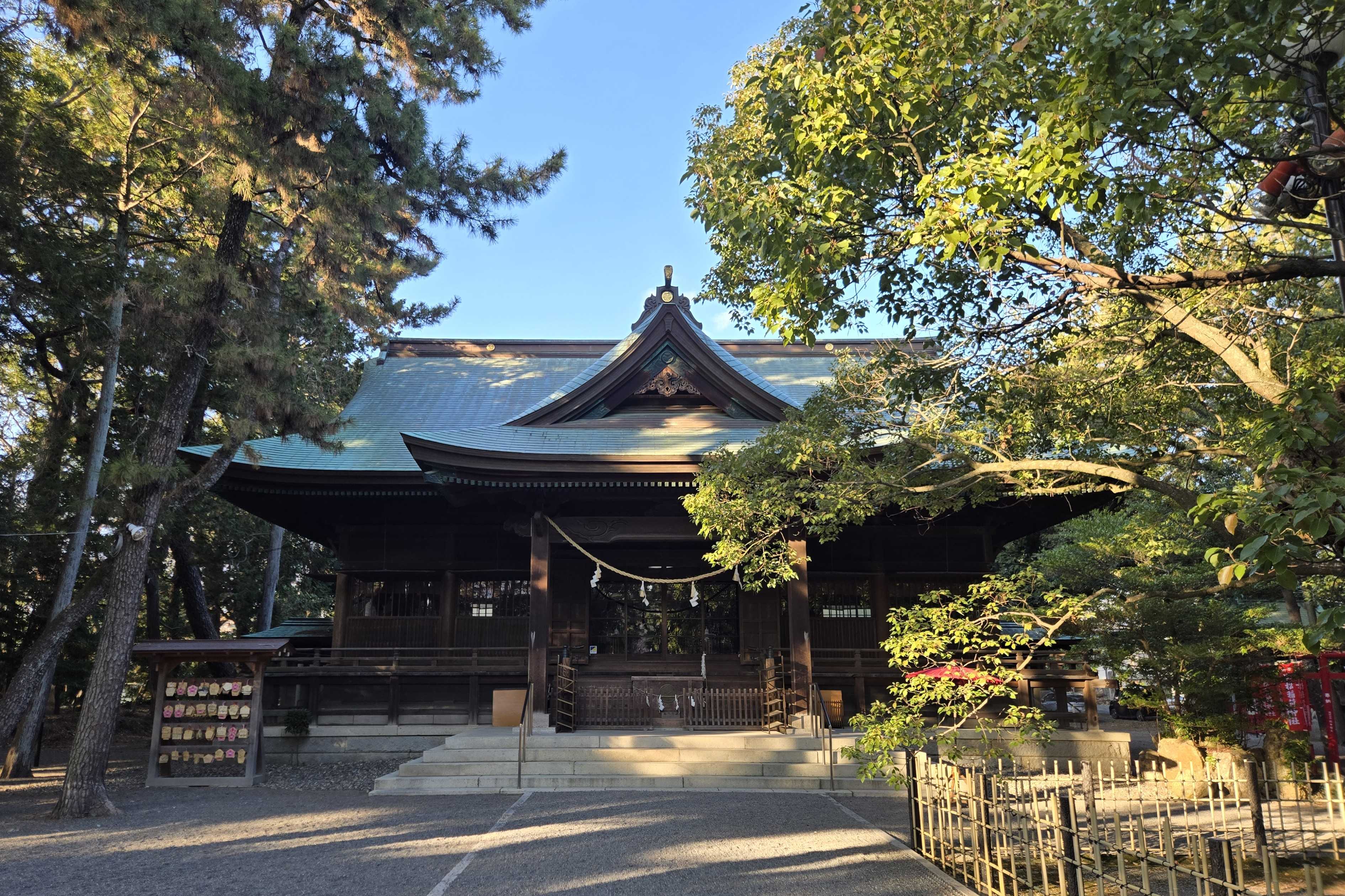 真作/藩州加古郡/浜之宮天満宮神木鹿児之浜松 /布袋屋掛軸HG-165 浜松市：浜松八幡宮 千年を経た古木と家康公所縁の八幡宮 | おんかみの