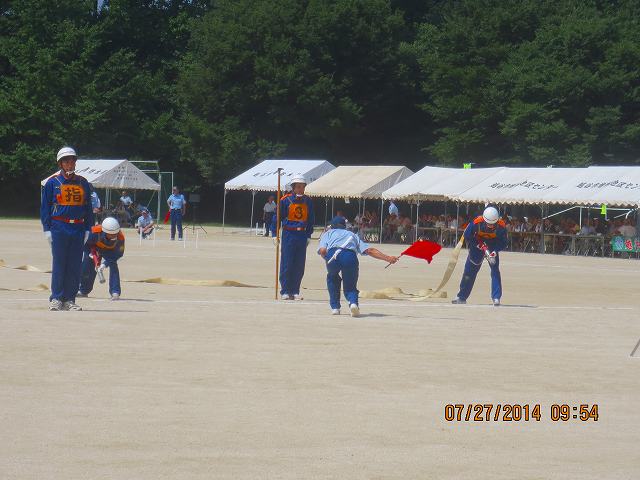 20140727消防団夏季特別訓練１０