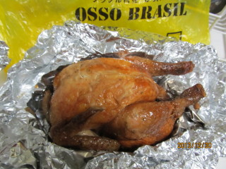 ベイリンバオの鶏の丸焼き