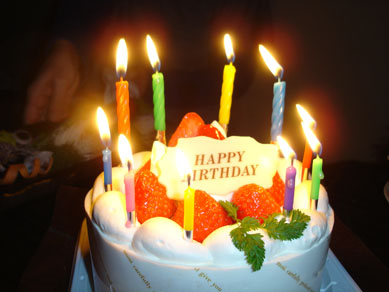 バースデイケーキ