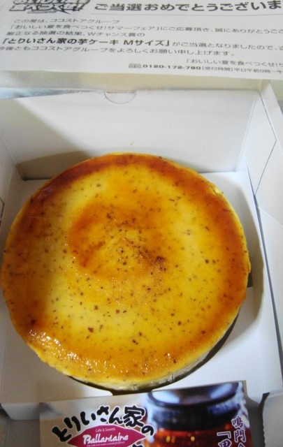 とりいさんちの芋ケーキ