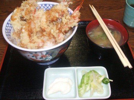 北海シマエビ丼