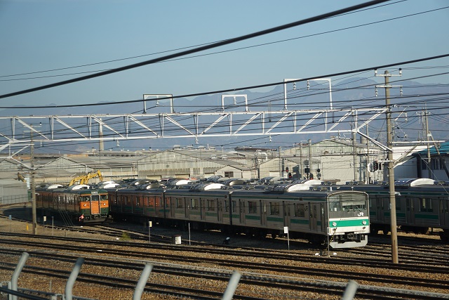 新幹線並び & 長野115系205系 & 富山地鉄2
