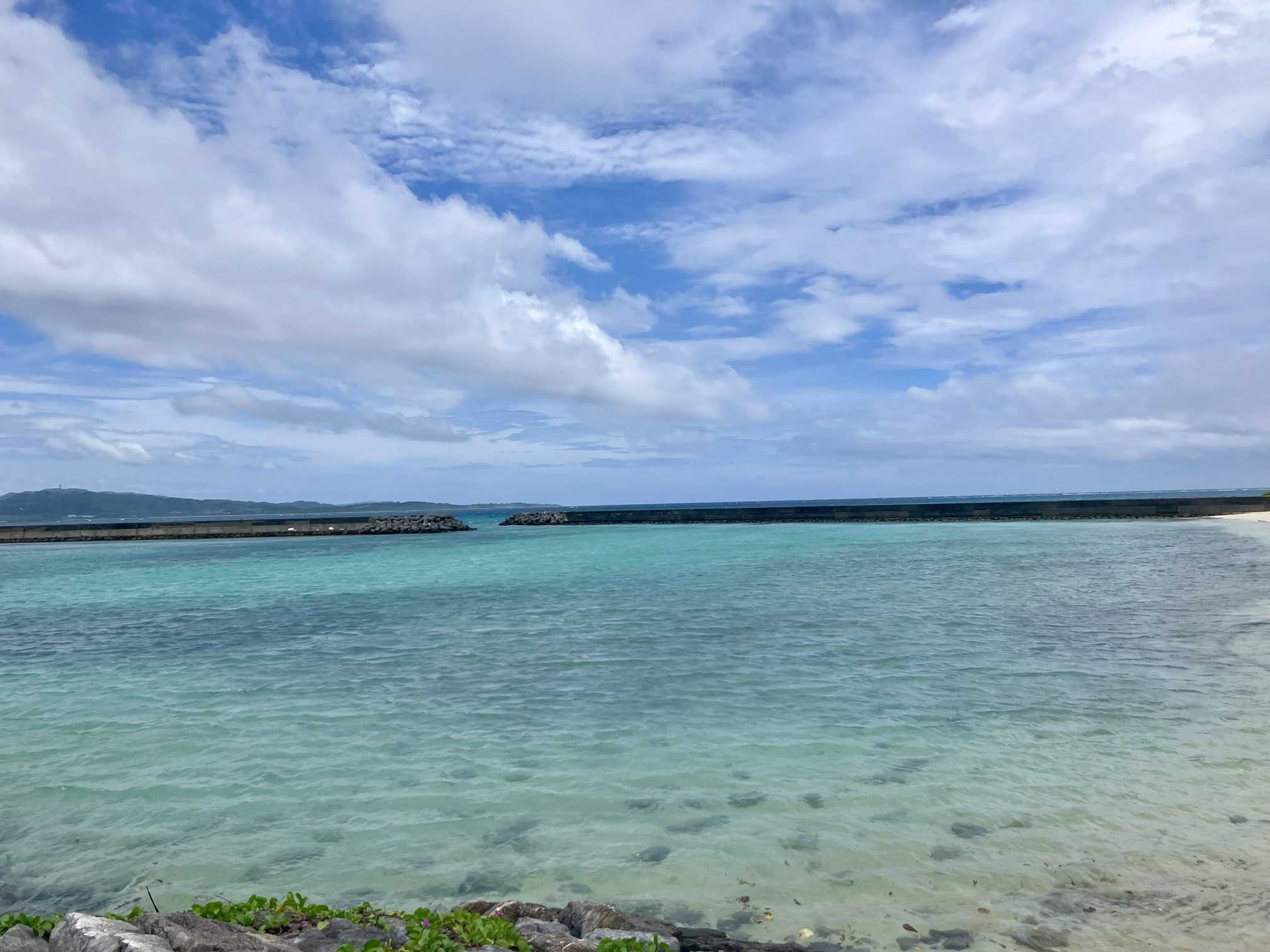 西表島　海猫　アクティビティツアー　鳩間島 前の浜