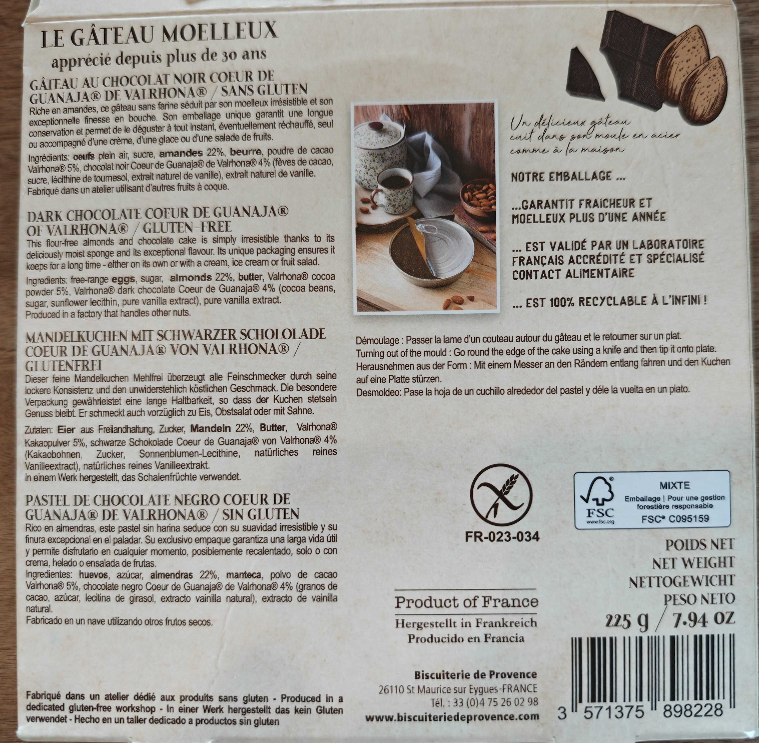 Biscuiterie de Provence　チョコレートケーキ