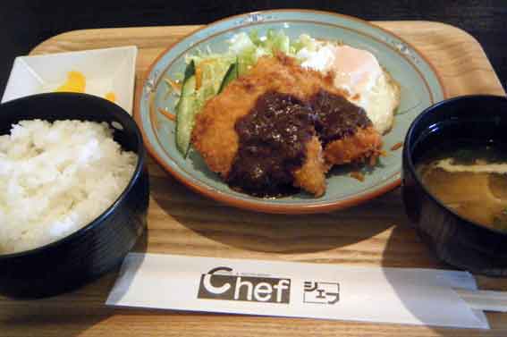 シェフの「チキンカツ」-1♪