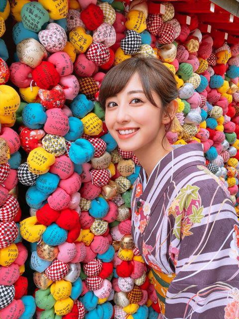 ☆元乃木坂46♪斎藤ちはるアナ、インスタ初投稿、着物姿に ...