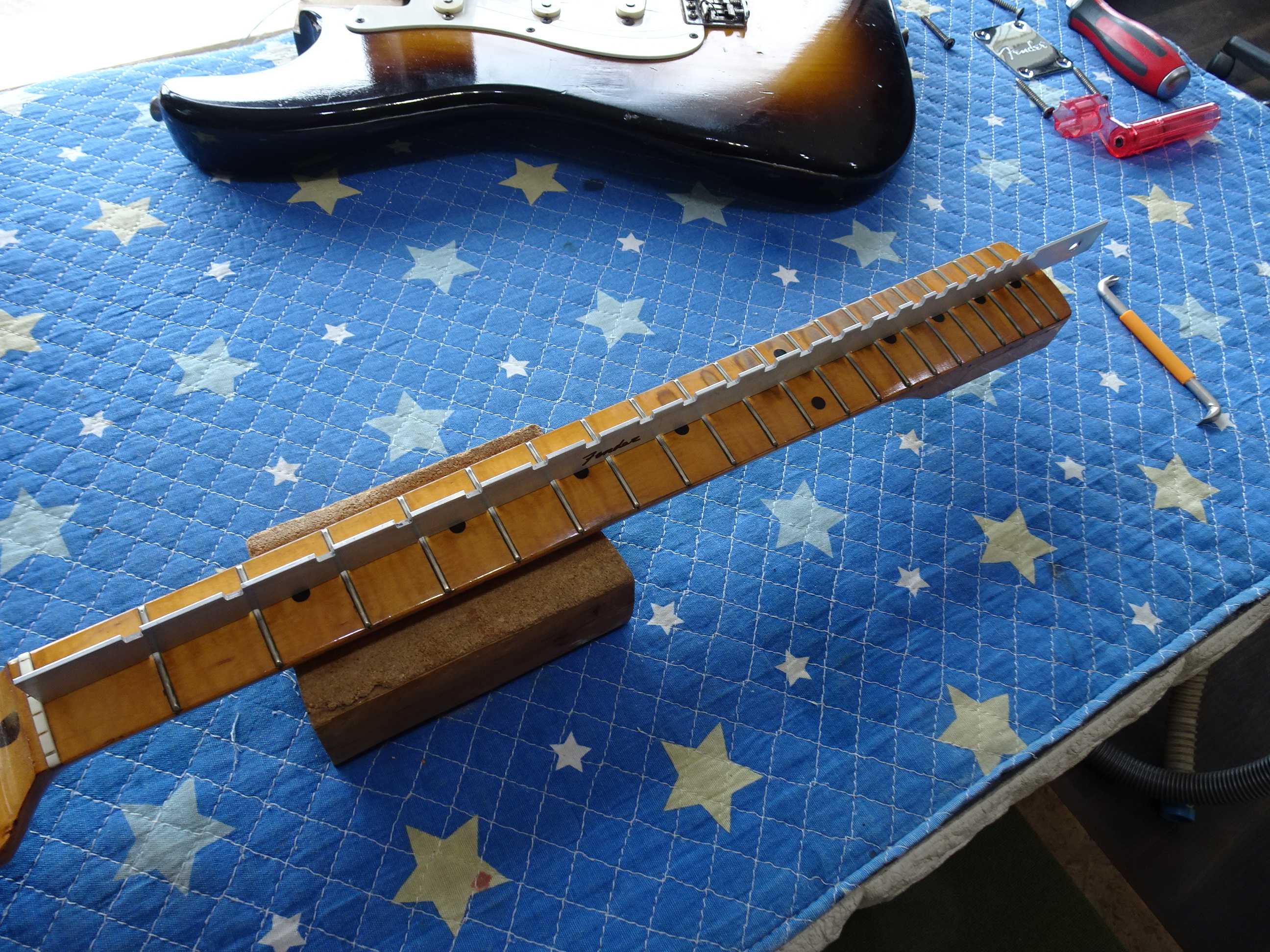 🌸Greco SE700 StratoCaster セッティング | 青春のギターリペア