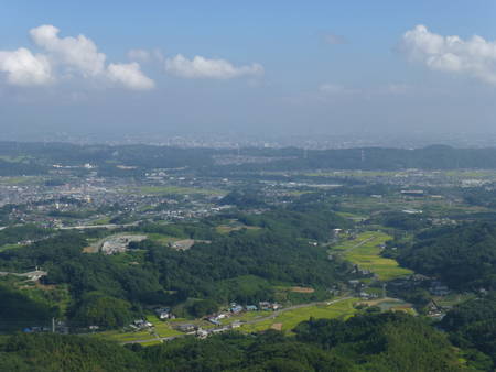 一郷山城 景色