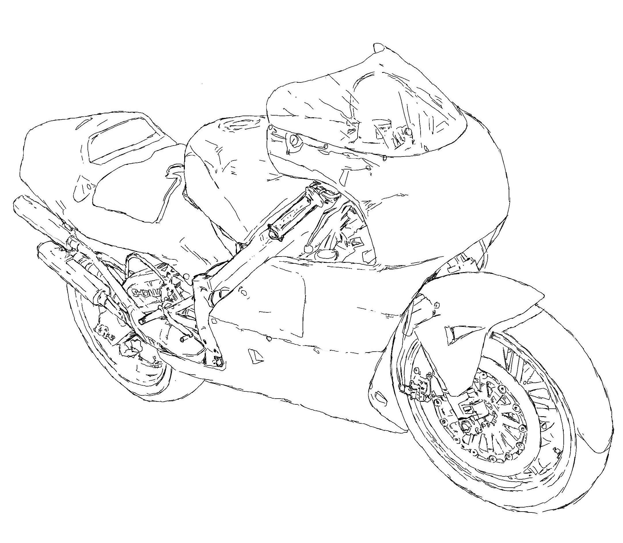 バリ伝 巨摩グン イラスト描きました 80 S Bike Vol 3 楽天ブログ