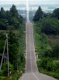 直線道路の場所2