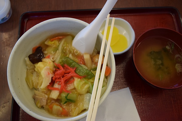 ユリ根の中華丼