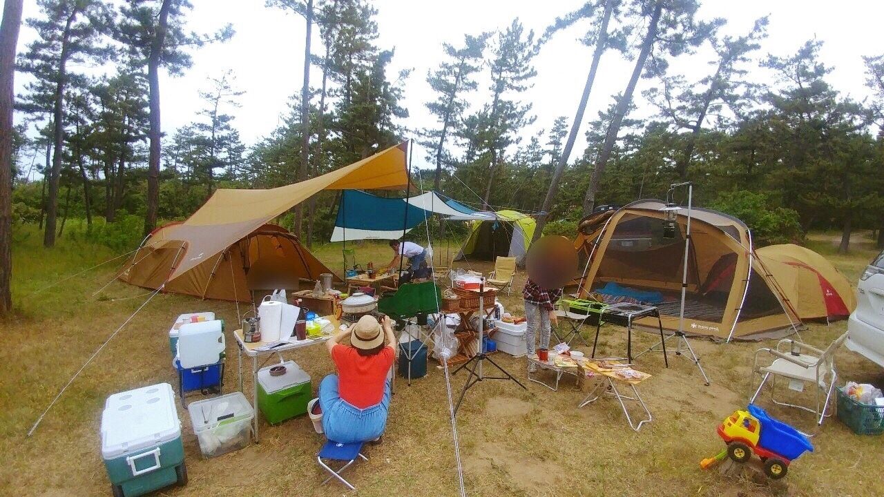 グルキャン 千里浜休暇村 よめきゃん 嫁のキャンプ日記 楽天ブログ