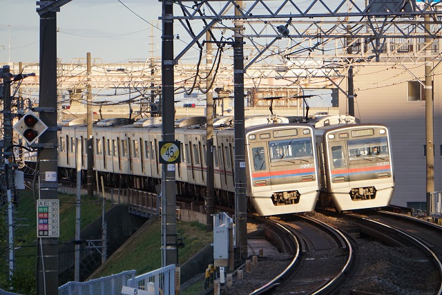 並びが揃う 京成関屋駅5