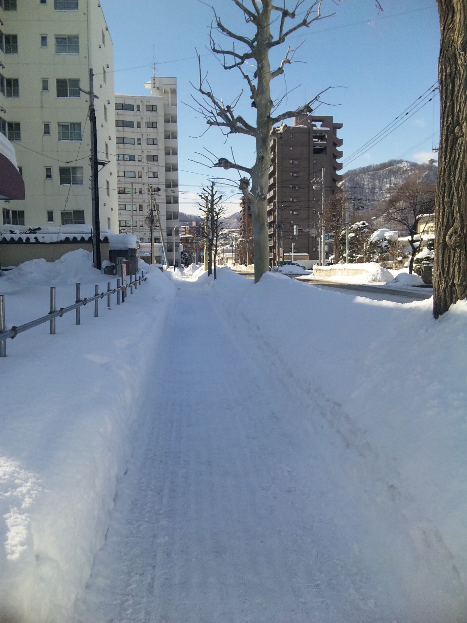 もうちょっと歩くとラルズ啓明店があるんだ！＾＾