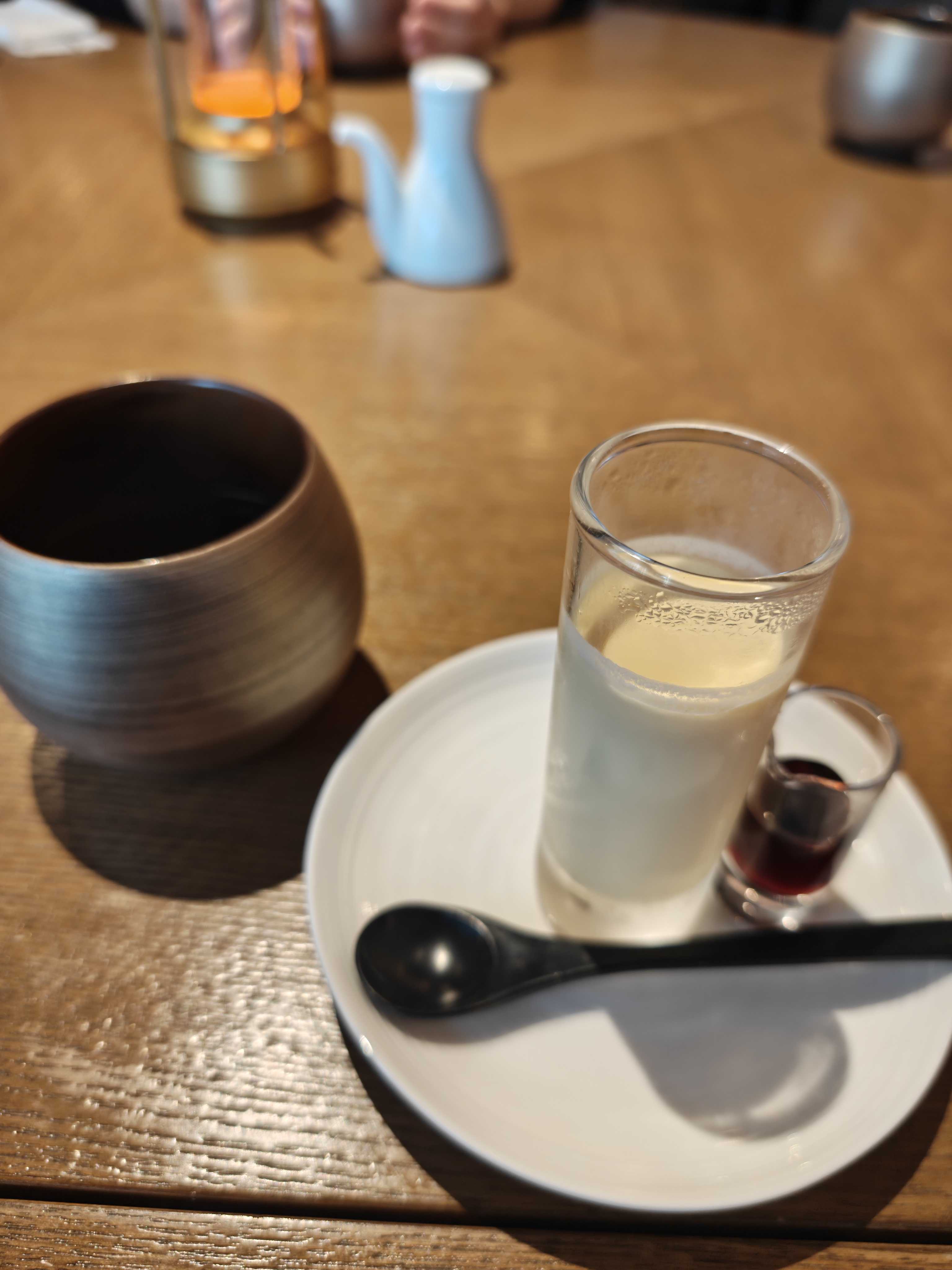 銀座　平日ランチ　GINZA SEN-RYO　SEN-RYO小鉢御膳のデザート　プリン