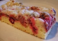 ルバーブのケーキ