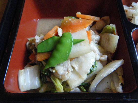 アメリカンステーションの「豚のみそ炒め」-2♪