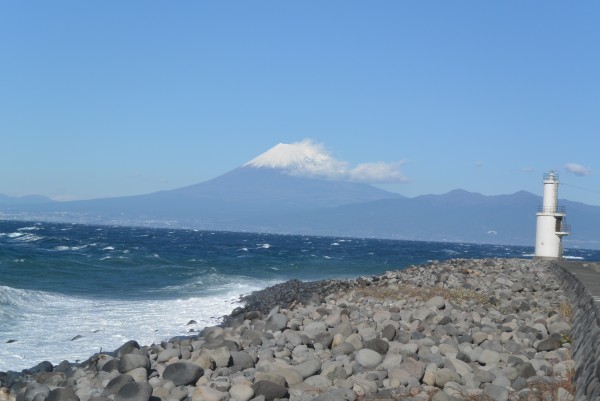 西伊豆からの富士山　撮影　伊豆高原パルテール