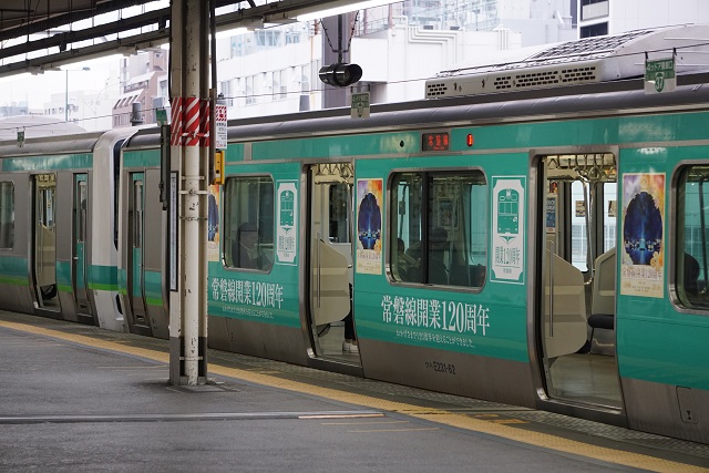 常磐線開業 120周年記念 ラッピングトレイン3