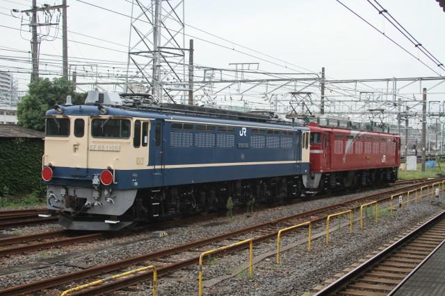 EF81 133牽引EF65 1106廃回 & EF81 81水戸ホキ工臨6