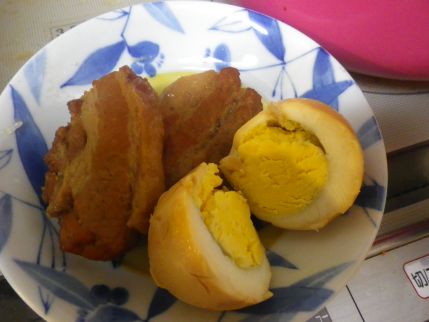 豚の角煮　卵