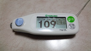 焼きおにぎり食後1時間30分