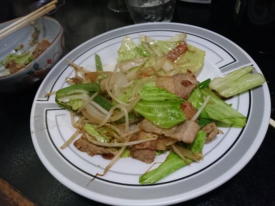 家庭料理竹とんぼ「野菜炒め」
