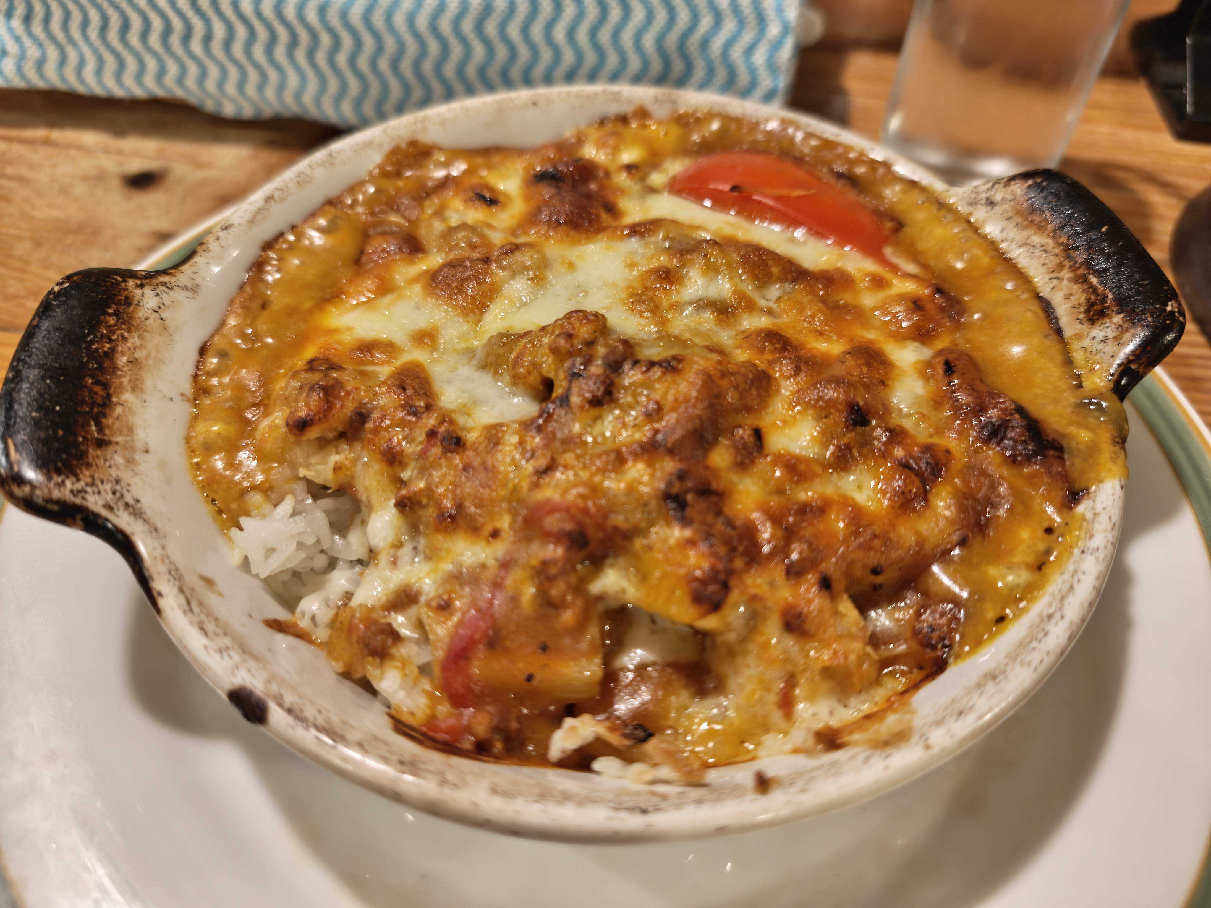 虎ノ門・新橋　きっちん ぱぼーね　一人ランチ　薬膳パボーネカレー　焼きカレー