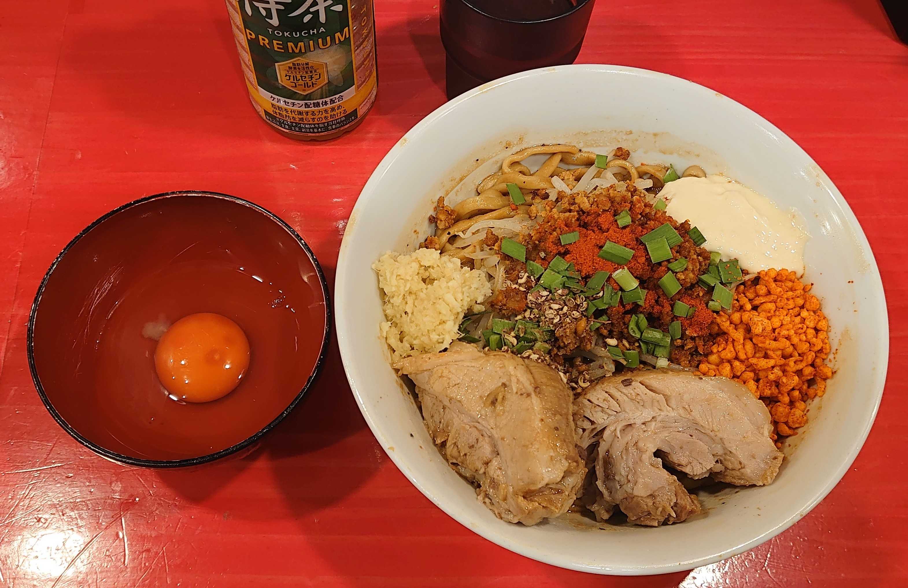 🕋ラーメン鷹の目 獨協大学前本店 鷹の目のスタミナ 〜まぜそば〜 | kabukiのラーメン日記 - 楽天ブログ