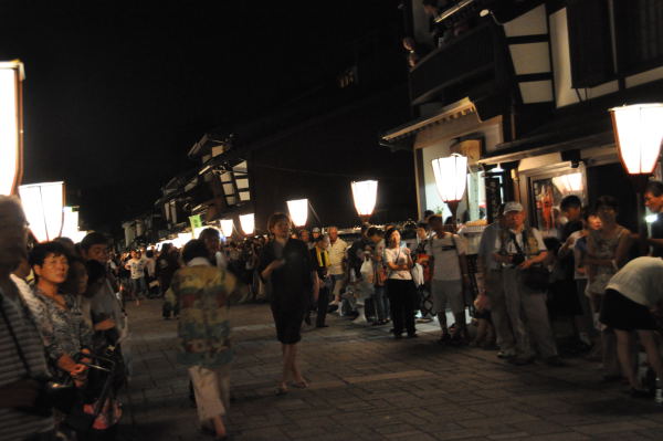 風の盆　前夜祭・諏訪町