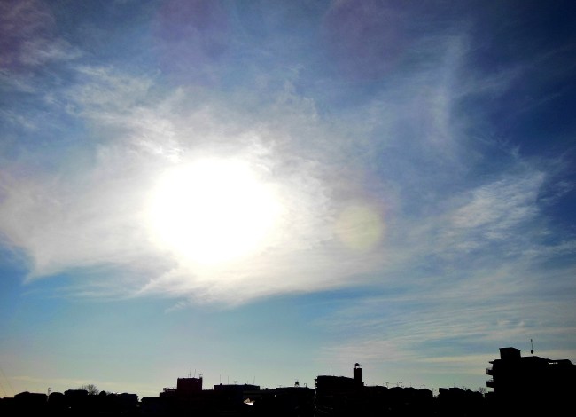 夕暮れ