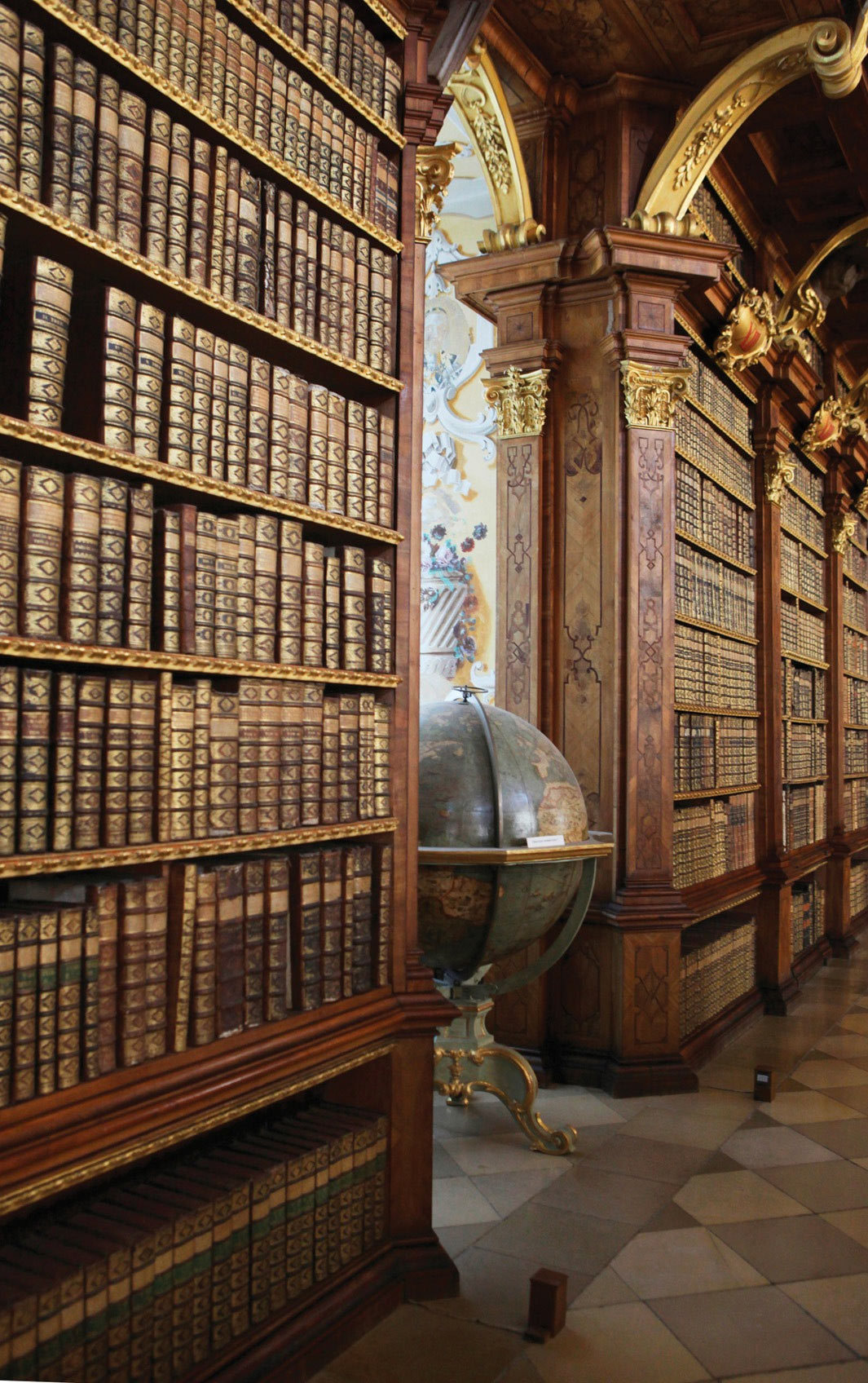 Melk Abbey-The Benedictine monstery library.jpg