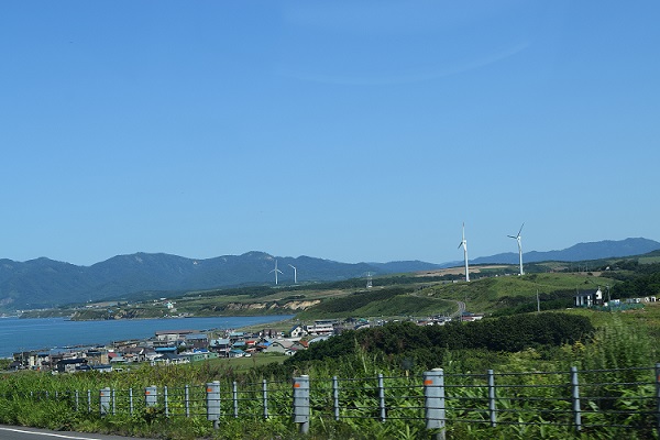 旧厚田村の風車