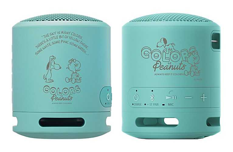 SONY ソニー ワイヤレススピーカー スヌーピー ソニーストア限定のオリジナルモデルに「Colors of PEANUTS」を