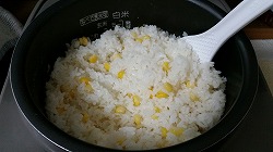 バターコーンの炊き込みご飯