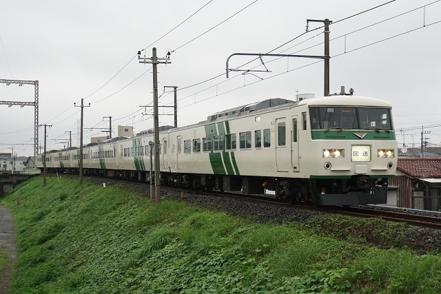 185系 上野運輸区 ハンドル訓練 in 新中川6