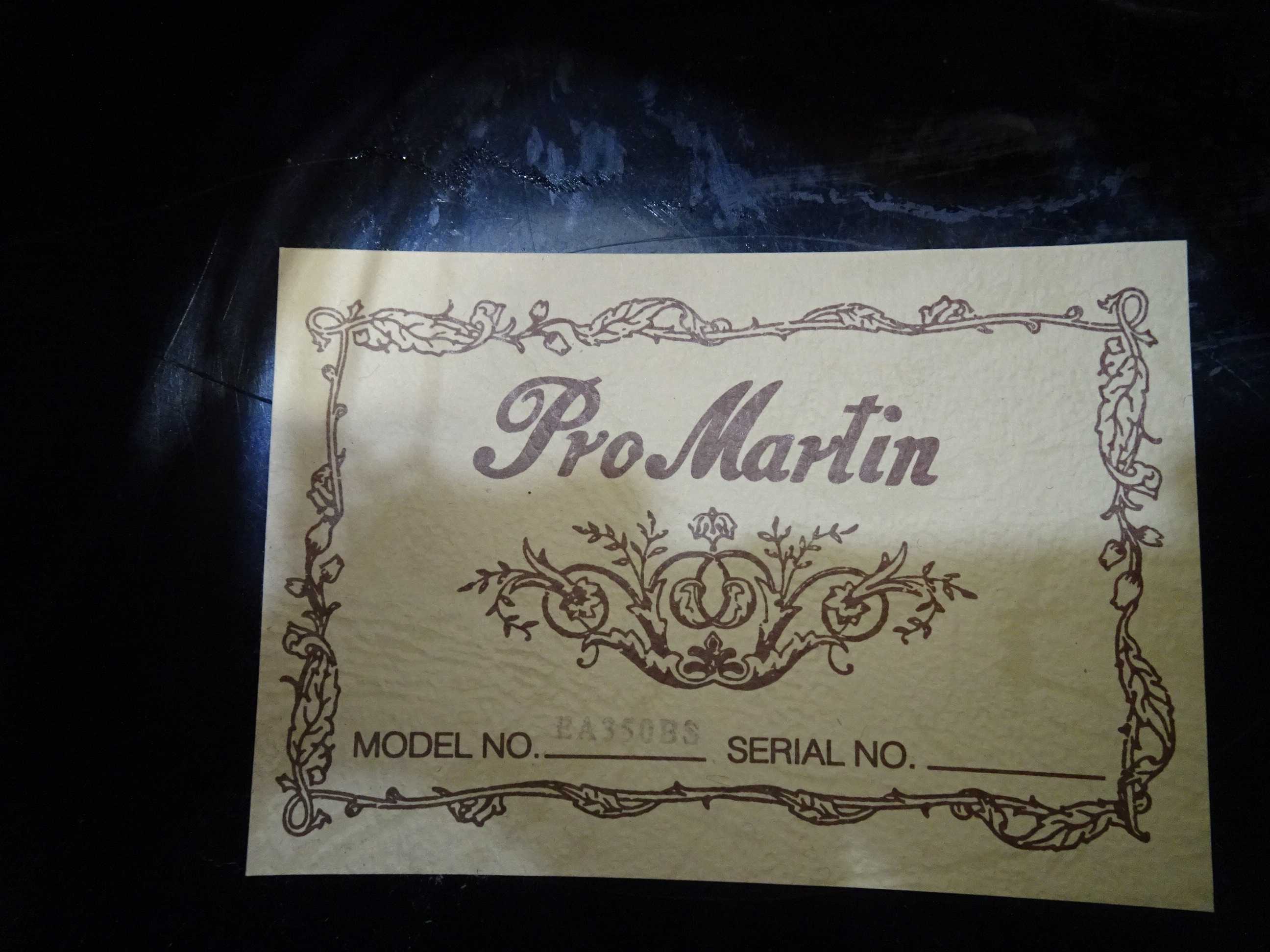 中古】Pro Martin EA350 エレアコ オベーションタイプ 3TS