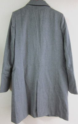Maison de Reefur 同型 ウールカシミヤチェスターコート グレー M 6500円+送料945円Side by Side3.JPG