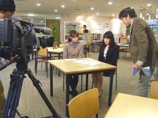 ジョブカフェ撮影風景2